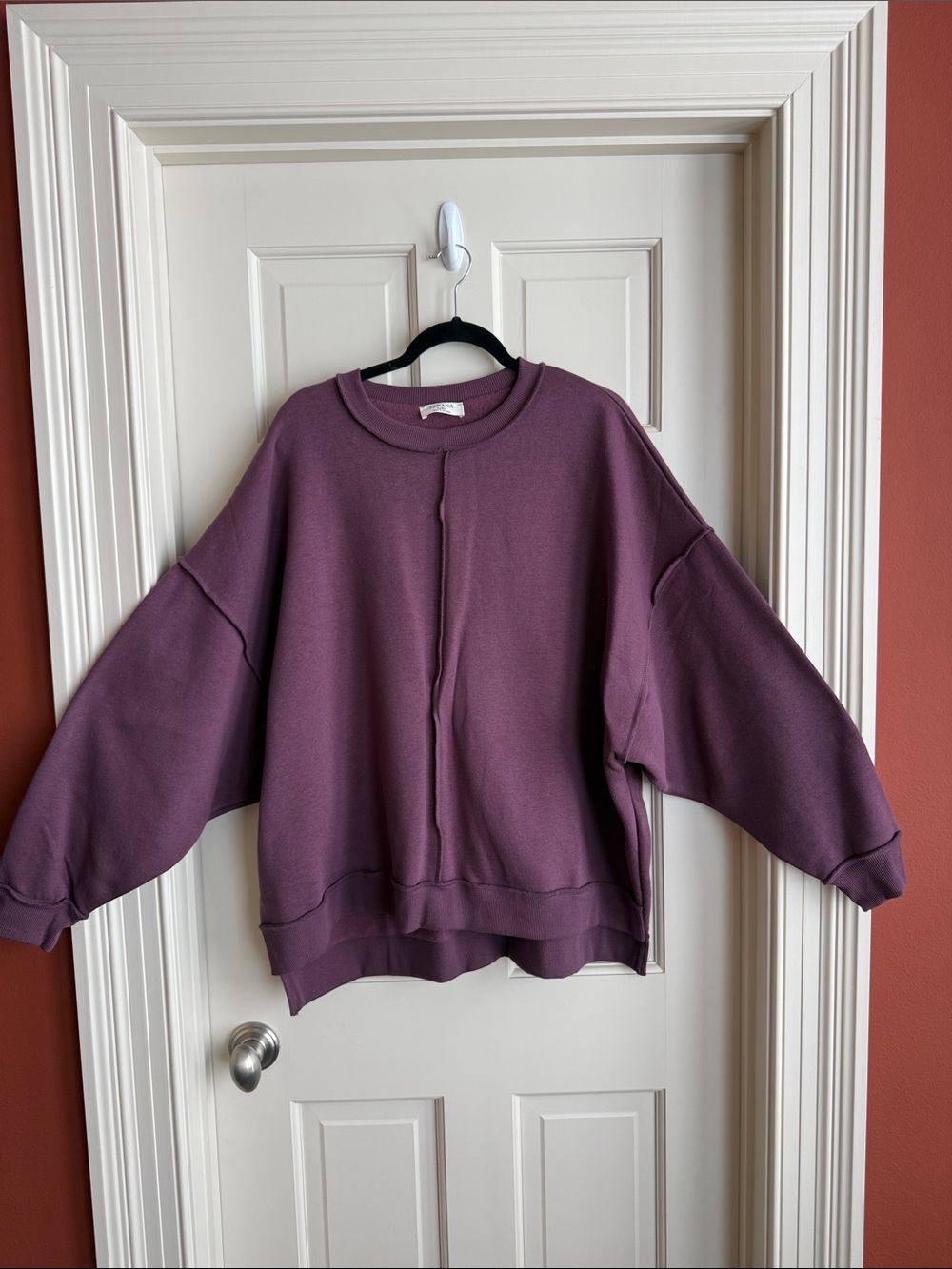 Zenana Outfitters Plum Crewneck Sweatshirt